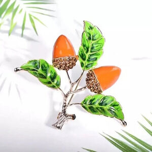 VQ Pine Nuts Brooch